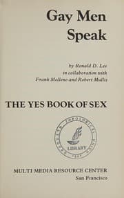 Tapa de Gay men speak