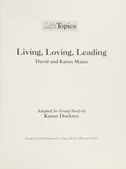 Tapa de Living, loving, leading