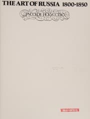 Tapa de The Art of Russia, 1800-1850