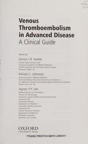 Tapa de Venous thromboembolism in advanced disease