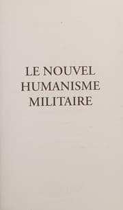 Tapa de Le nouvel humanisme militaire