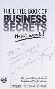 Tapa de The Little book of business secrets that work!