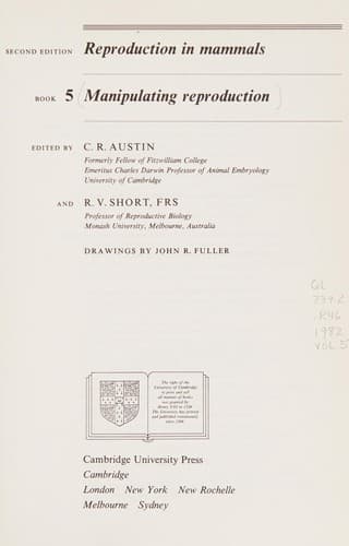 Tapa de Manipulating reproduction