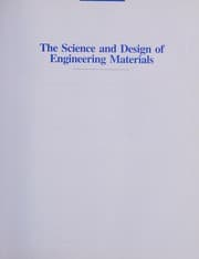 Tapa de The Science and Design of Engineering Materials