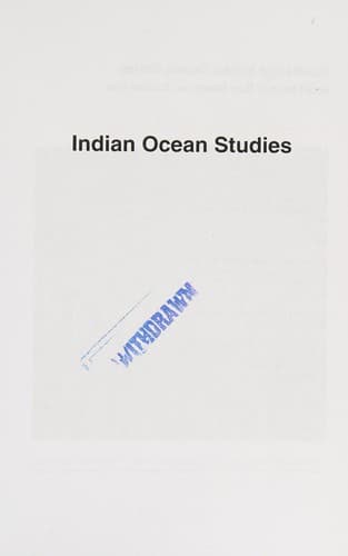 Tapa de Indian Ocean studies