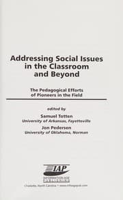 Tapa de Addressing social issues in the classroom and beyond