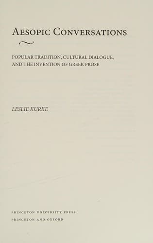 Tapa de Aesopic conversations