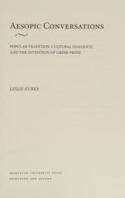 Tapa de Aesopic conversations