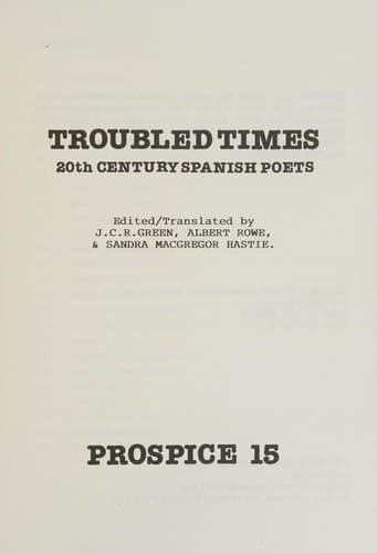 Tapa de Troubled times