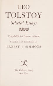 Tapa de Selected essays