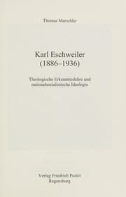Tapa de Karl Eschweiler (1886-1936)