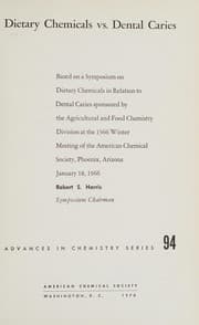 Tapa de Dietary chemicals vs. dental caries