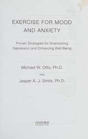 Tapa de Exercise for mood and anxiety