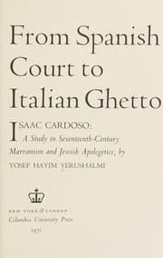 Tapa de From Spanish court to Italian ghetto; Isaac Cardoso