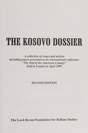 Tapa de The Kosovo dossier