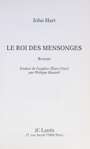 Tapa de Le roi des mensonges