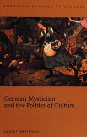 Tapa de German Mysticism and the Politics of Culture