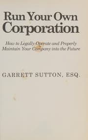 Tapa de Run your own corporation