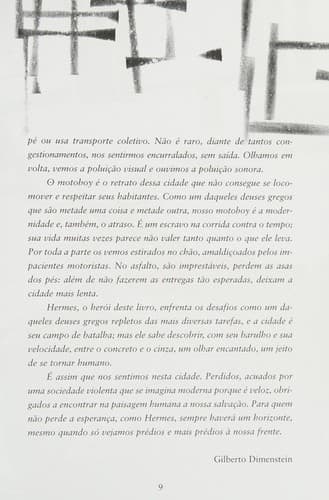 Tapa de Hermes, o Motoboy