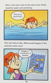 Tapa de The swim race