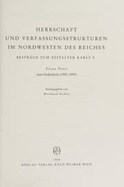 Tapa de Herrschaft und Verfassungsstrukturen im Nordwesten des Reiches