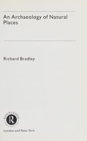 Tapa de An archaeology of natural places