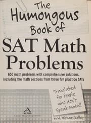 Tapa de Humongous Book of SAT Math Problems