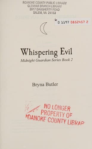 Tapa de Whispering evil