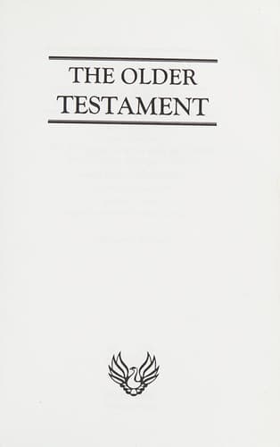 Tapa de The Older Testament