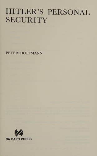 Tapa de Hitler's personal security