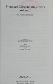 Tapa de Protestant nonconformist texts