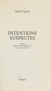 Tapa de Intentions suspectes