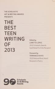 Tapa de The best teen writing of 2013