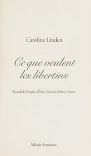 Tapa de Ce que veulent les libertins