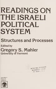Tapa de Readings on the Israeli political system