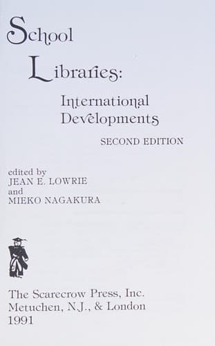 Tapa de School libraries