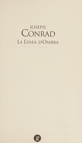 Tapa de La linea d'ombra