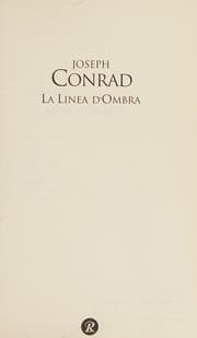 Tapa de La linea d'ombra