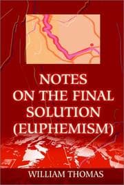 Tapa de Notes on the Final Solution (euphemism)