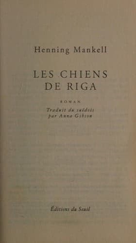 Tapa de Chiens de Riga