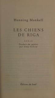 Tapa de Chiens de Riga