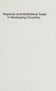 Tapa de Regional and Multilateral Trade in Developing Countries