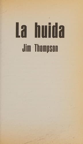 Tapa de La Huida