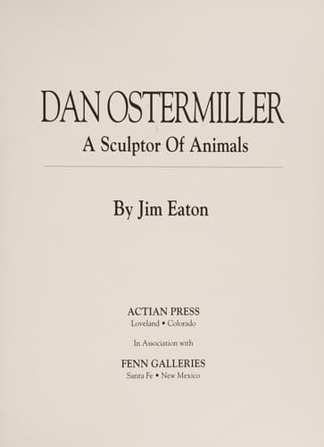 Tapa de Dan Ostermiller