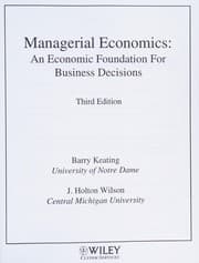 Tapa de Managerial Economics