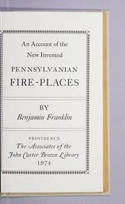 Tapa de An account of the new invented Pennsylvanian fire-places