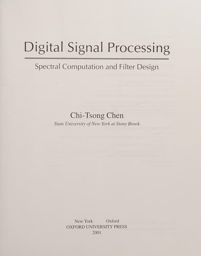 Tapa de Digital signal processing