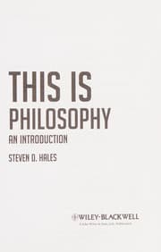 Tapa de This is philosophy