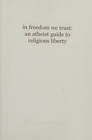 Tapa de In freedom we trust