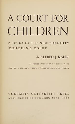 Tapa de A court for children